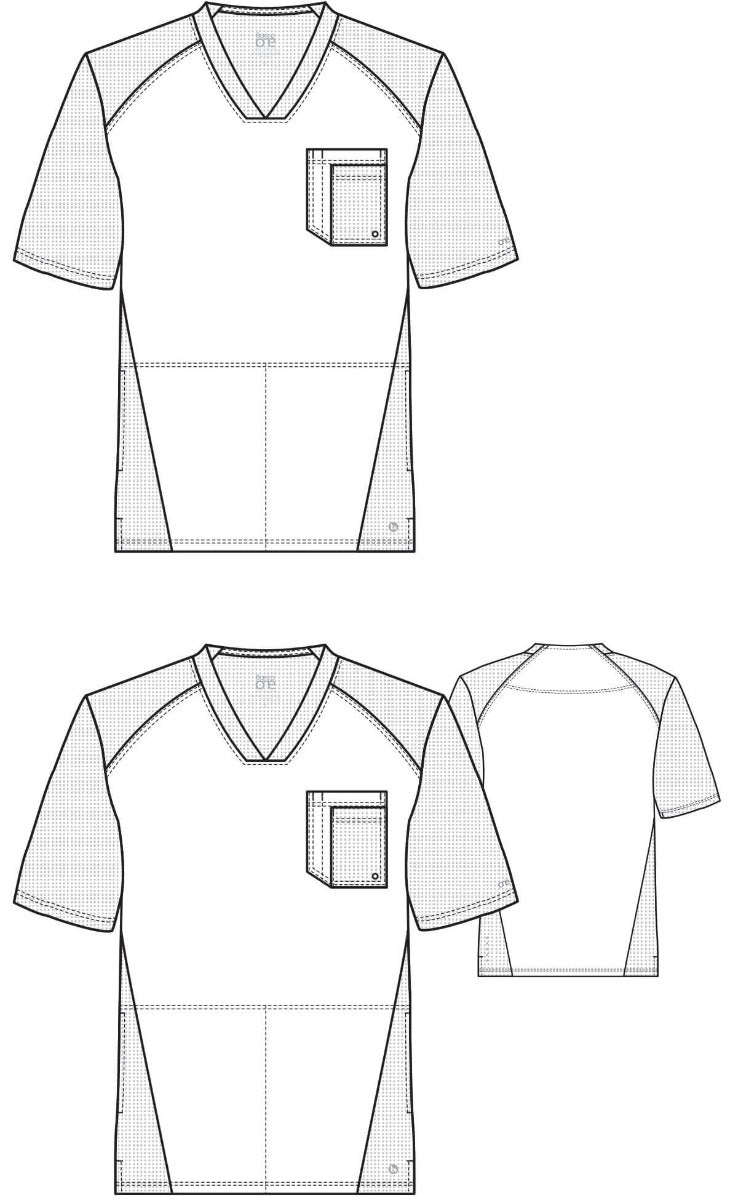 Barco One Men's 4 Pocket V-Neck Scrub Top ⚡⚡⚡-25% OFF✨