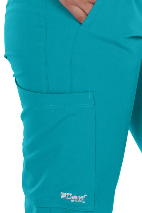 Grey's Anatomy Signature Olivia Female 6-Pocket Scrub Pants ⚡⚡⚡-25% OFF✨ | Teal