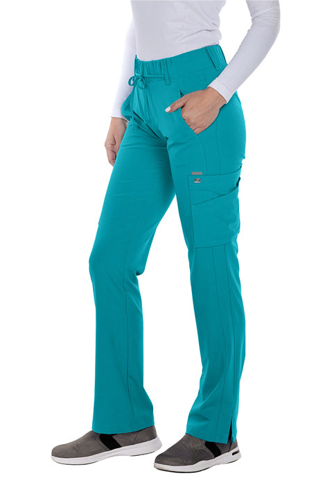 Grey's Anatomy Signature Olivia Female 6-Pocket Scrub Pants ⚡⚡⚡-25% OFF✨ | Teal