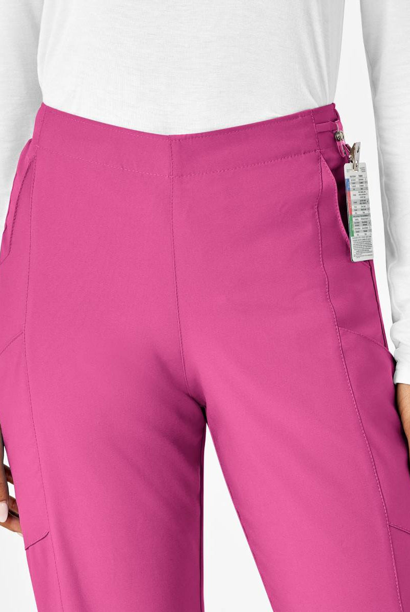 W123 WOMENS FLAT FRONT CARGO PANT | HOT PINK