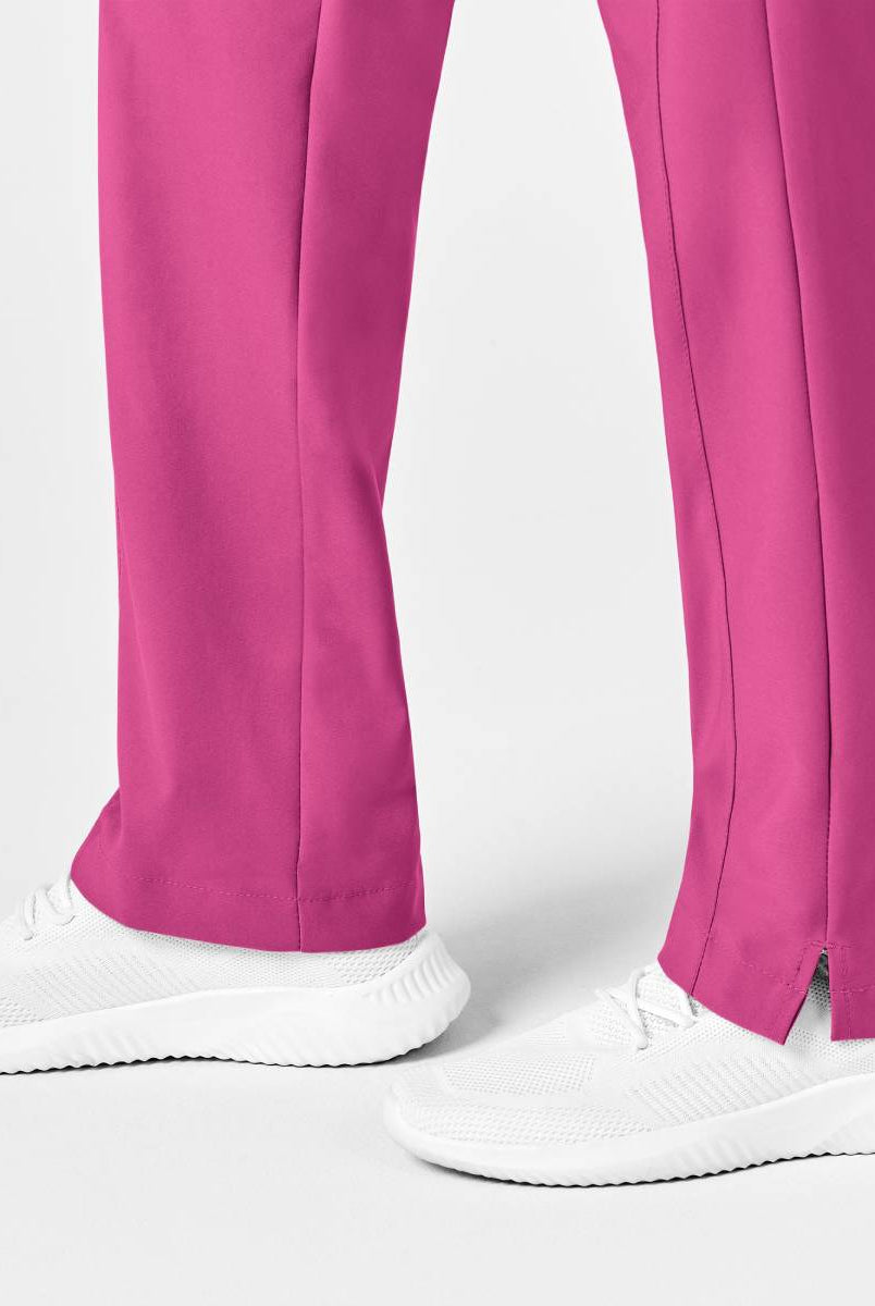 W123 WOMENS FLAT FRONT CARGO PANT | HOT PINK
