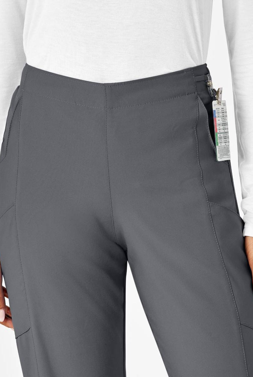 W123 WOMENS FLAT FRONT CARGO PANT | Pewter Grey