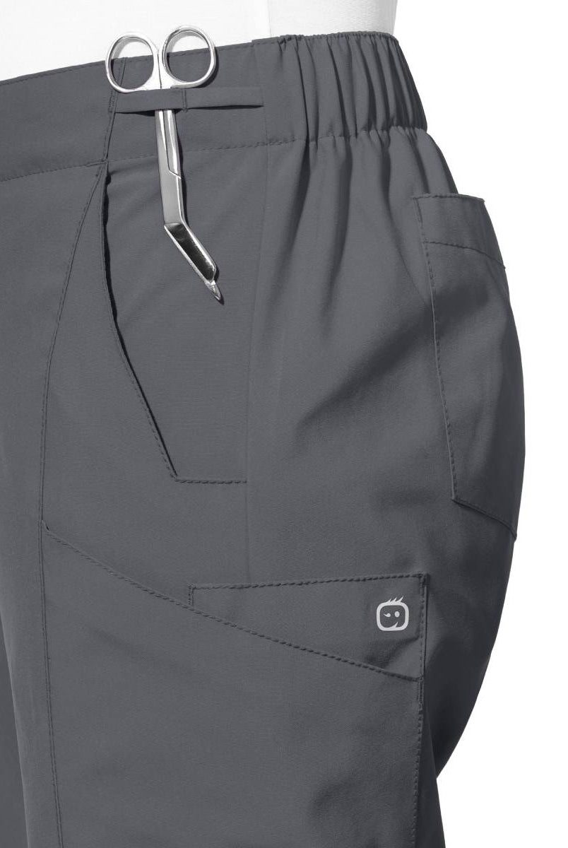 W123 WOMENS FLAT FRONT CARGO PANT | Pewter Grey