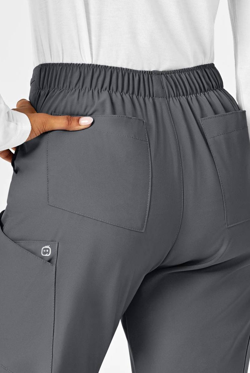 W123 WOMENS FLAT FRONT CARGO PANT | Pewter Grey