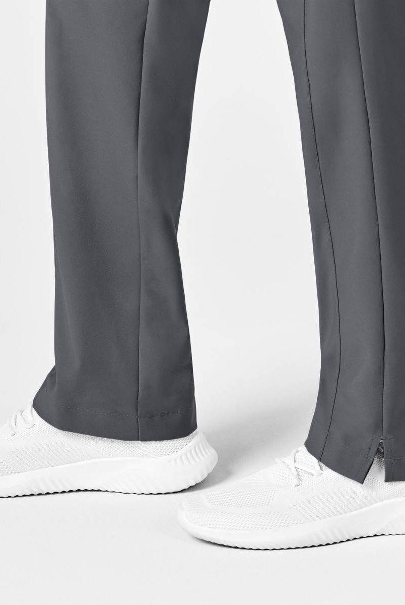 W123 WOMENS FLAT FRONT CARGO PANT | Pewter Grey