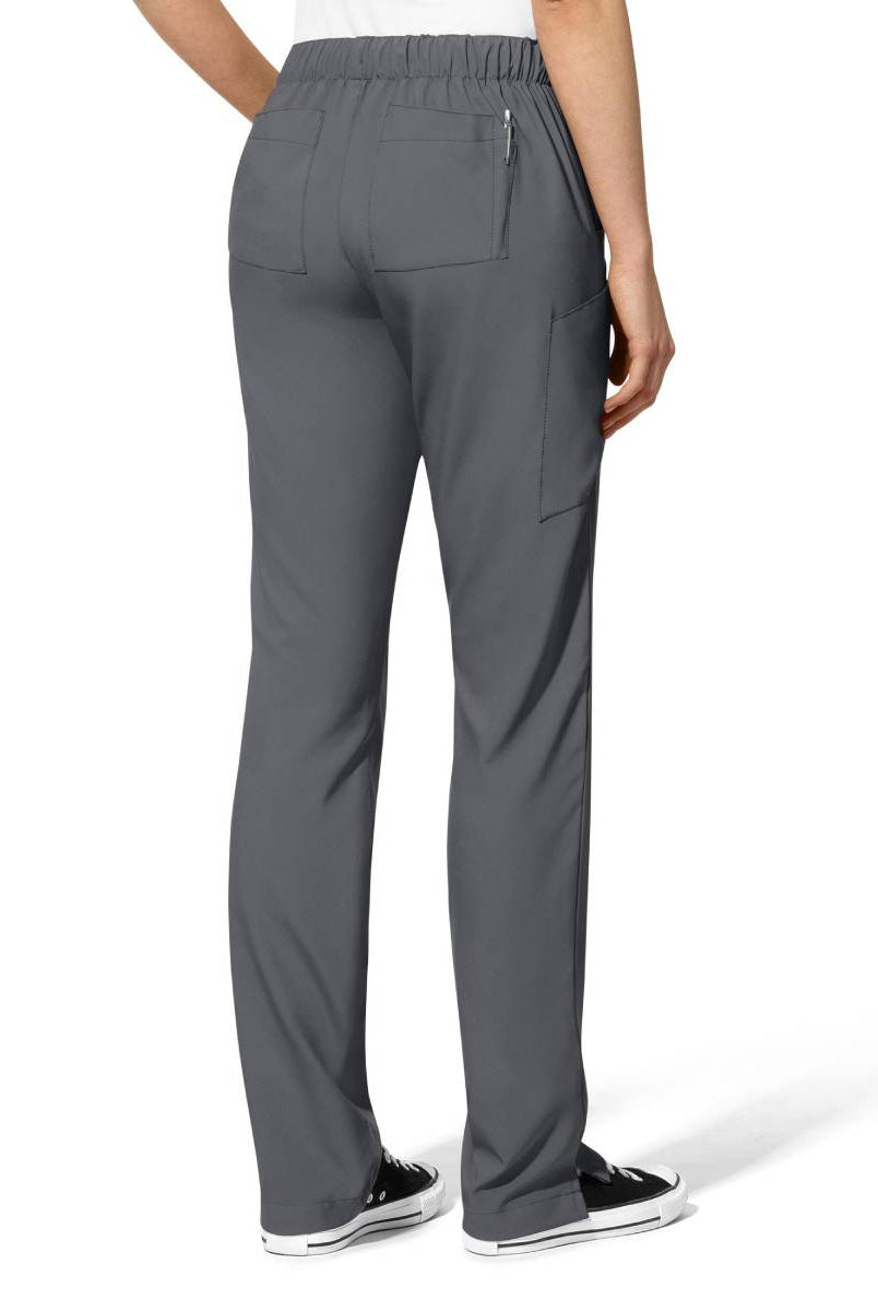 W123 WOMENS FLAT FRONT CARGO PANT | Pewter Grey