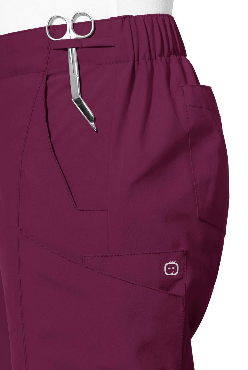 W123 WOMENS FLAT FRONT CARGO PANT | Wine