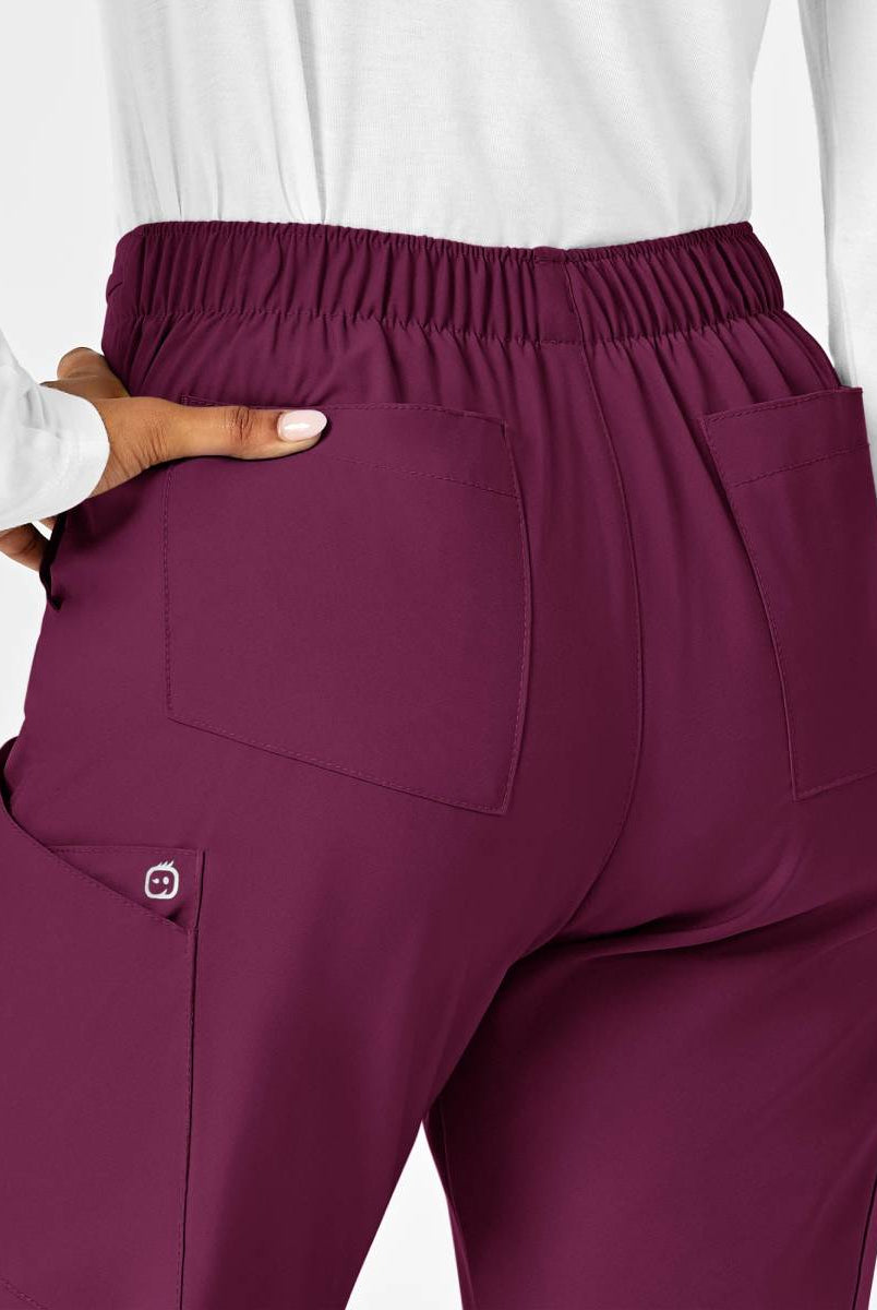 W123 WOMENS FLAT FRONT CARGO PANT | Wine