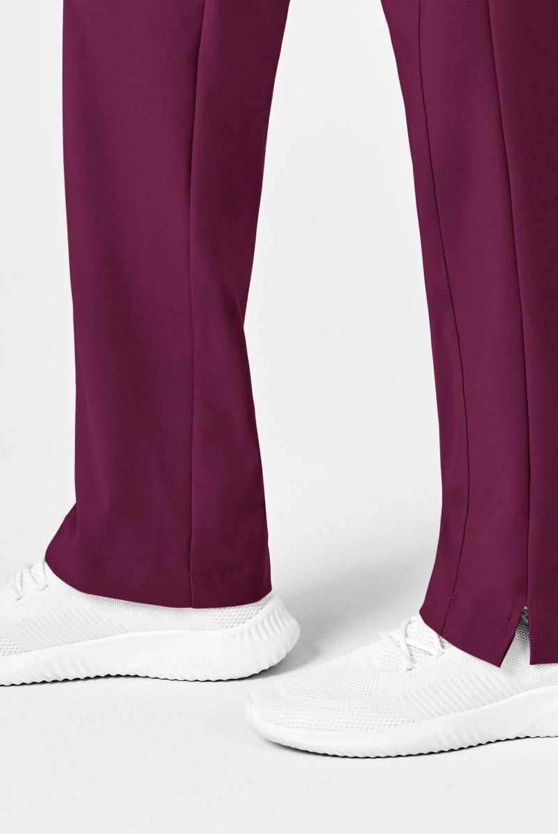 W123 WOMENS FLAT FRONT CARGO PANT | Wine