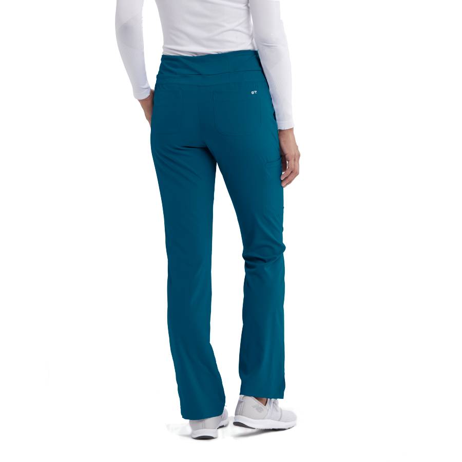 Barco One Female 5 Pocket Knitwaist Cargo Trousers | Bahama / Caribbean