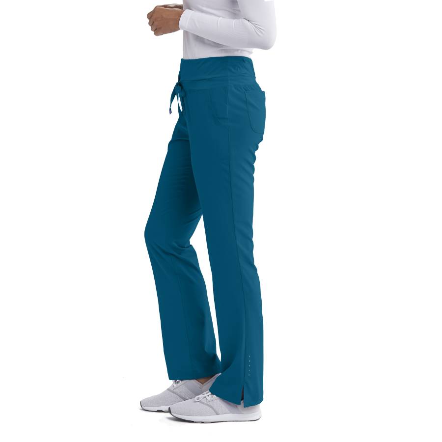 Barco One Female 5 Pocket Knitwaist Cargo Trousers | Bahama / Caribbean