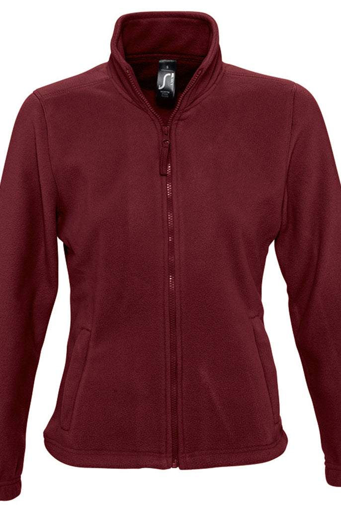 54500 SOL'S Ladies North Fleece Jacket | Burgundy