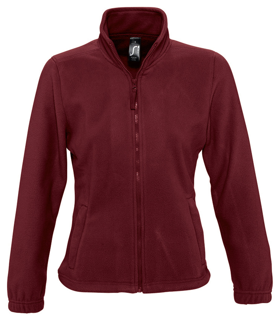54500 SOL'S Ladies North Fleece Jacket | Burgundy