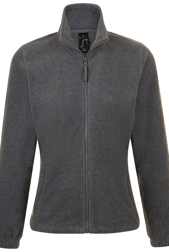 54500 SOL'S Ladies North Fleece Jacket | Grey Marl