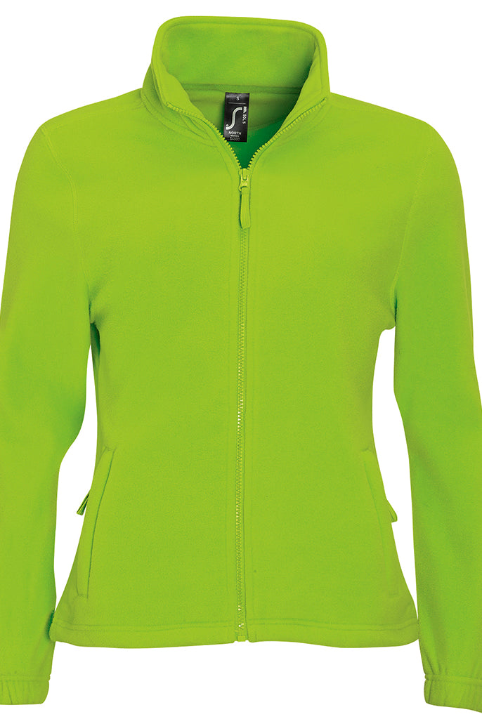 54500 SOL'S Ladies North Fleece Jacket | Lime Green