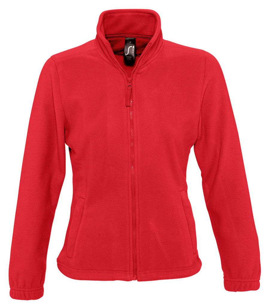 54500 SOL'S Ladies North Fleece Jacket | Red