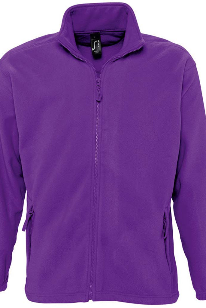 55000 SOL'S North Fleece Jacket | Dark Purple