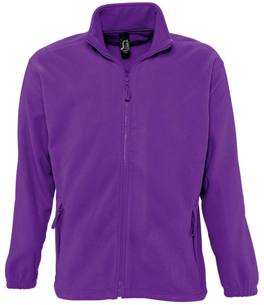 55000 SOL'S North Fleece Jacket | Dark Purple
