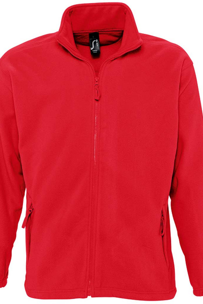 55000 SOL'S North Fleece Jacket | Red