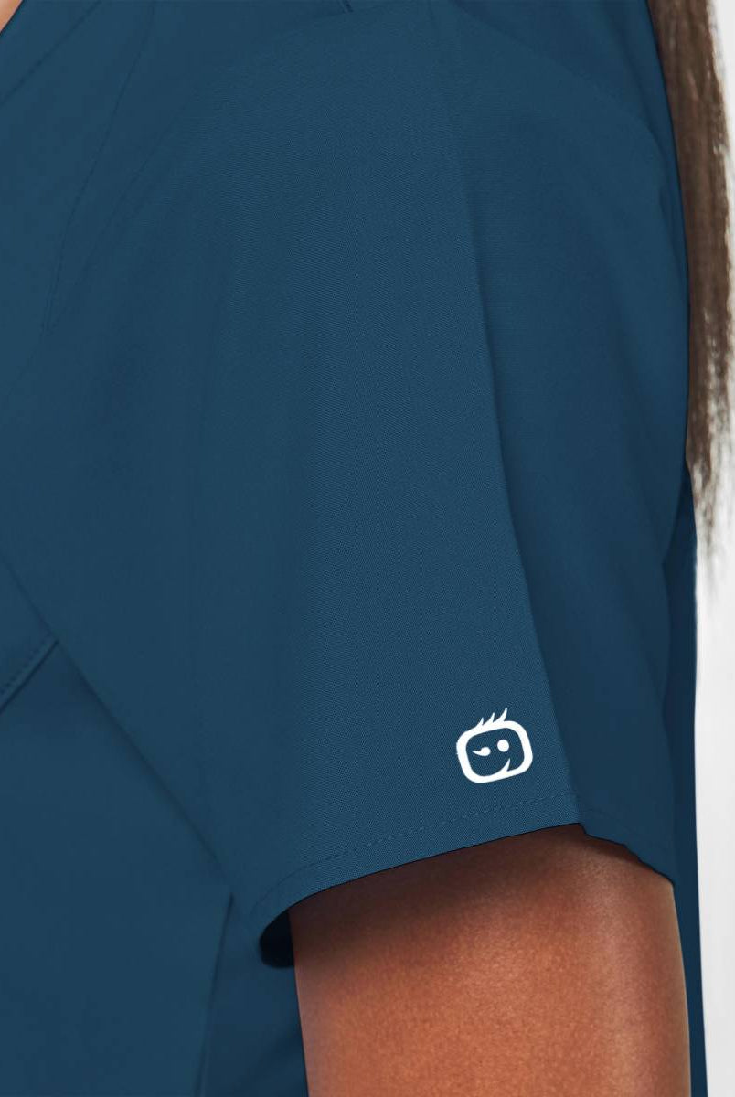 W123 WOMENS STYLIZED V-NECK TOP | Bahama