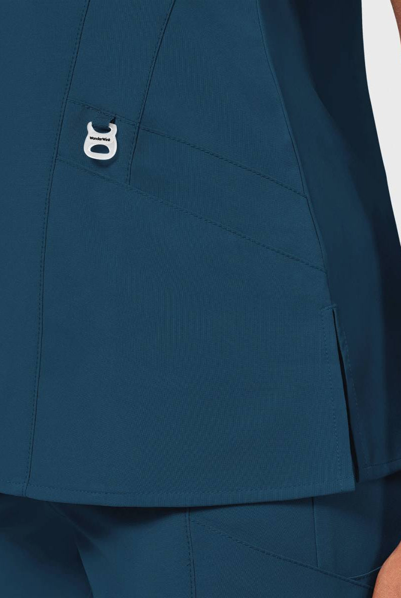 W123 WOMENS STYLIZED V-NECK TOP | Bahama