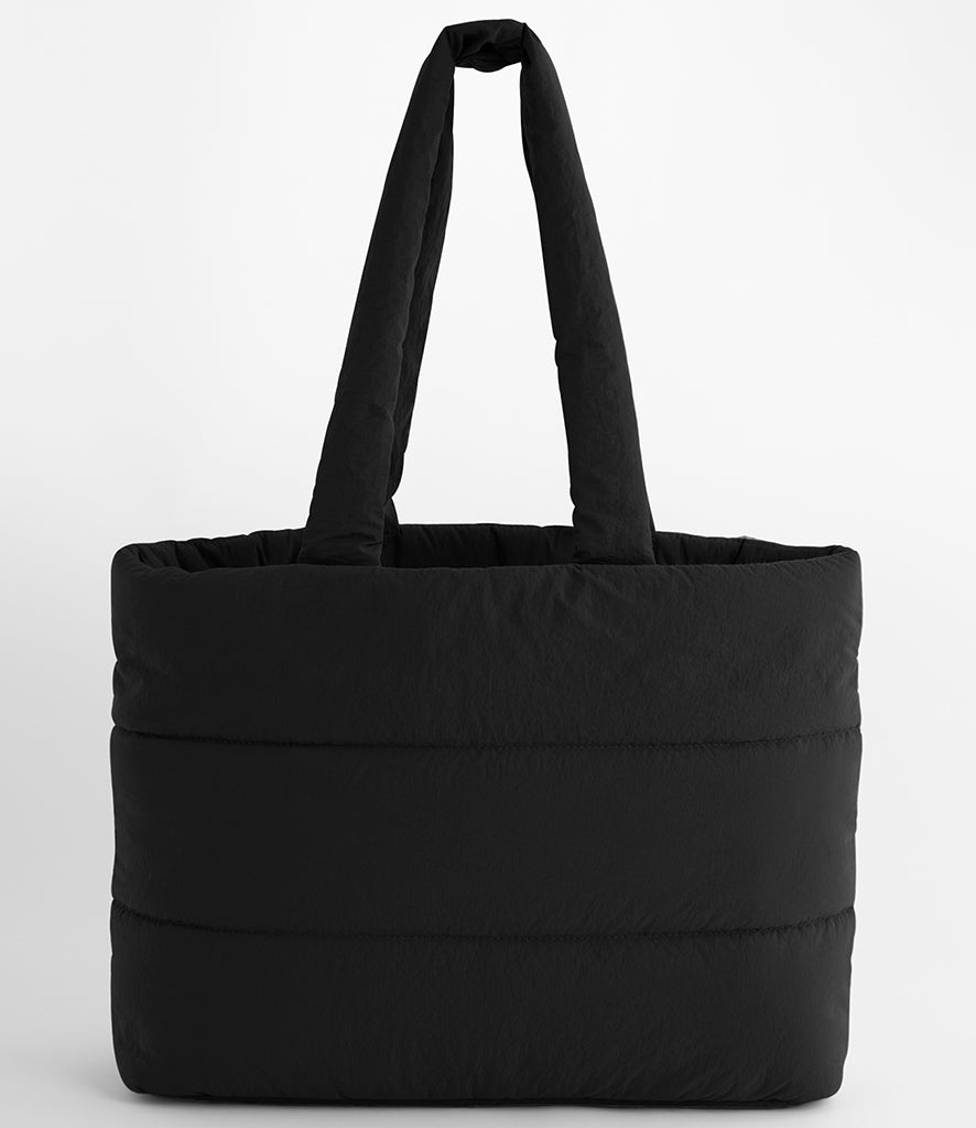 BG701 BagBase Quilted Tote Bag | BLACK