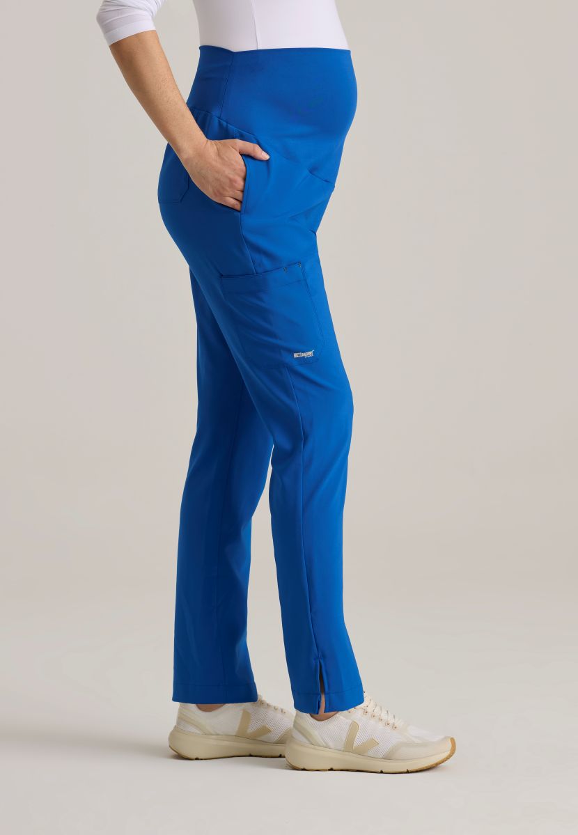 Grey's Anatomy Evolve Women's Promise 6-Pocket Maternity Pant | New Royal