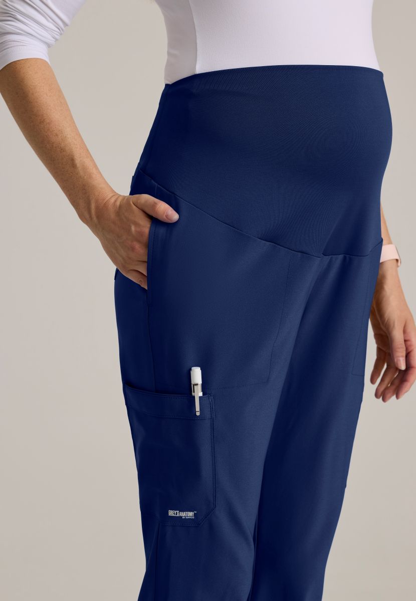 Grey's Anatomy Evolve Women's Promise 6-Pocket Maternity Pant | NAVY