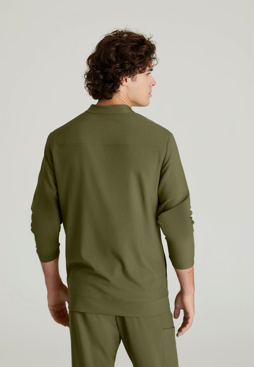 Grey's Anatomy Evolve 3 Pocket Banded Collar Male Warm Up | Fern