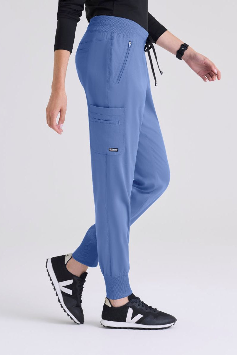 Grey's Anatomy Eden Women's 5-Pocket Cargo Jogger Scrub Trousers | TRUE CEIL