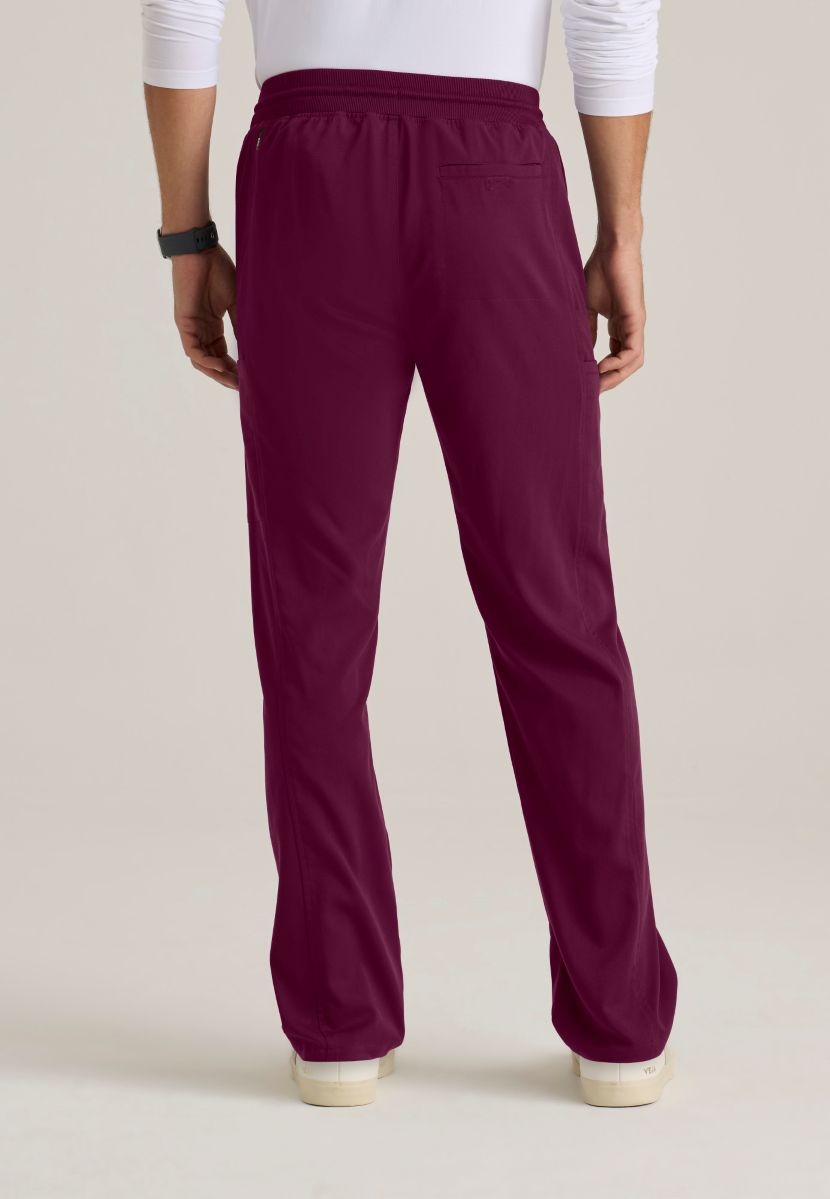 Grey's Anatomy Men's 6 Pocket Straight Pant | Wine