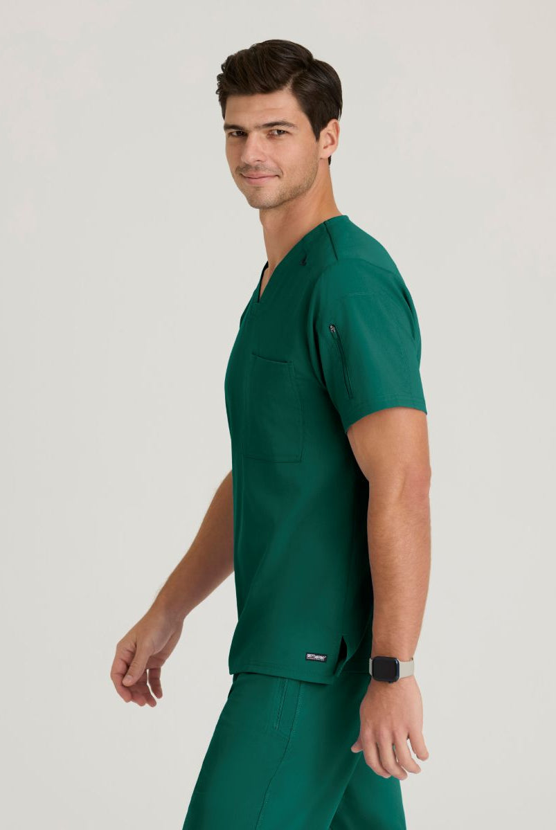 Grey's Anatomy Murphy V-Neck Scrub Top | Hunter Green