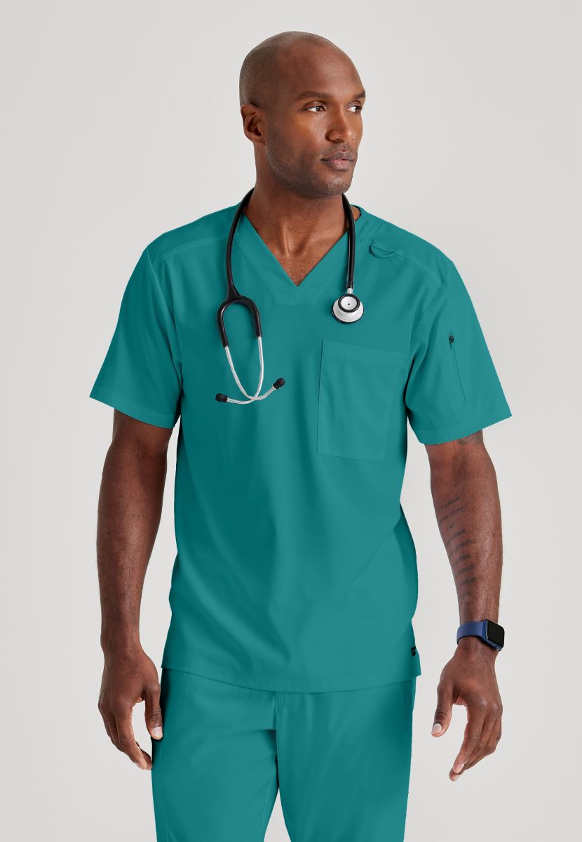 Grey's Anatomy Murphy V-Neck Scrub Top | Teal