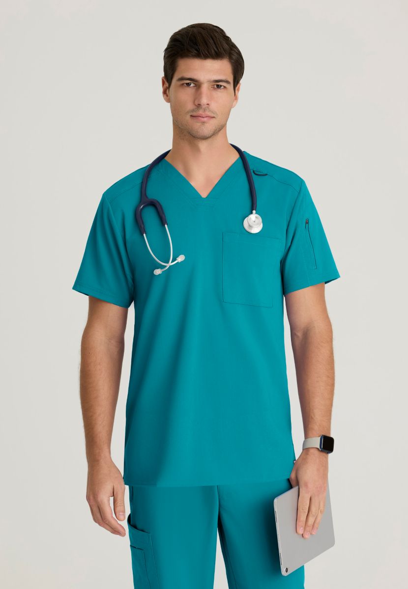 Grey's Anatomy Murphy V-Neck Scrub Top | Teal