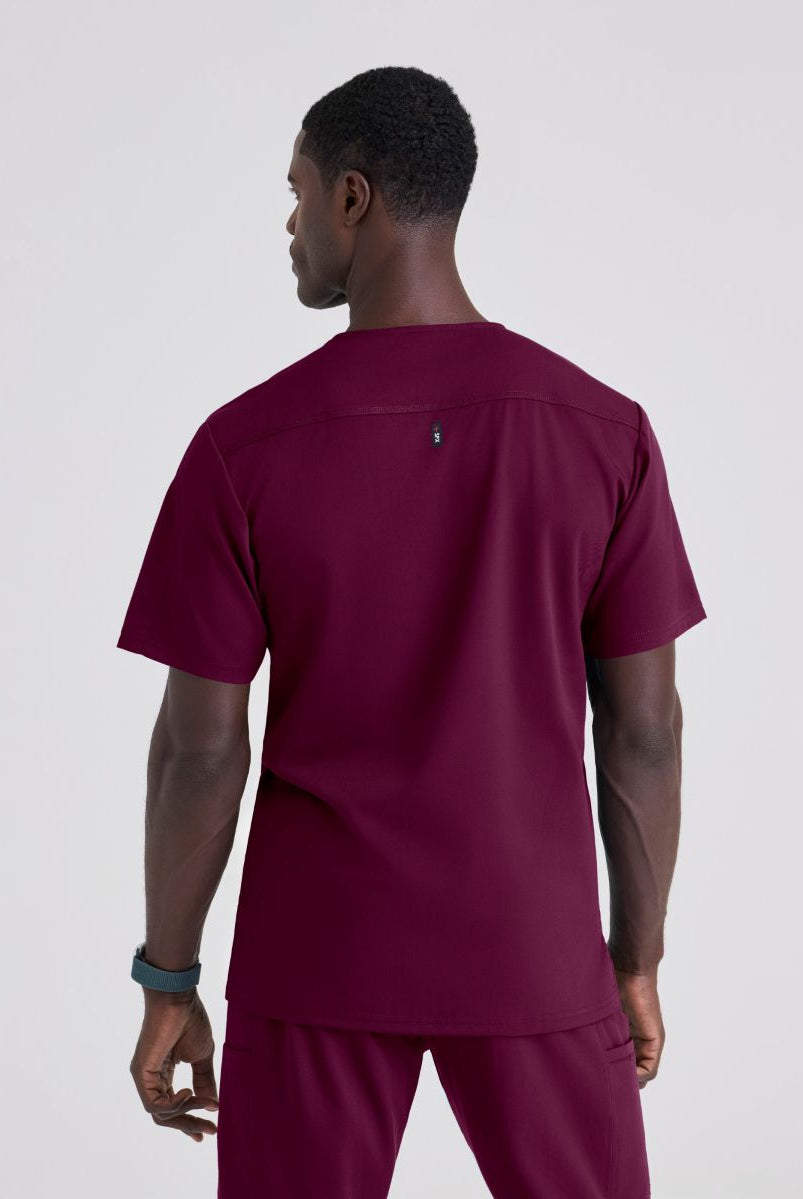 Grey's Anatomy Murphy V-Neck Scrub Top | Wine