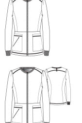Grey's Anatomy Spandex Stretch Millie Jacket-3 Pocket Zip Jacket | MAIN-IMAGE