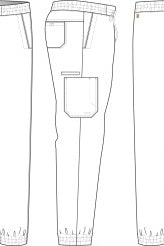 Grey's Anatomy Evolve 5 Pocket Elastic Waistband Male Jogger | MAIN-IMAGE