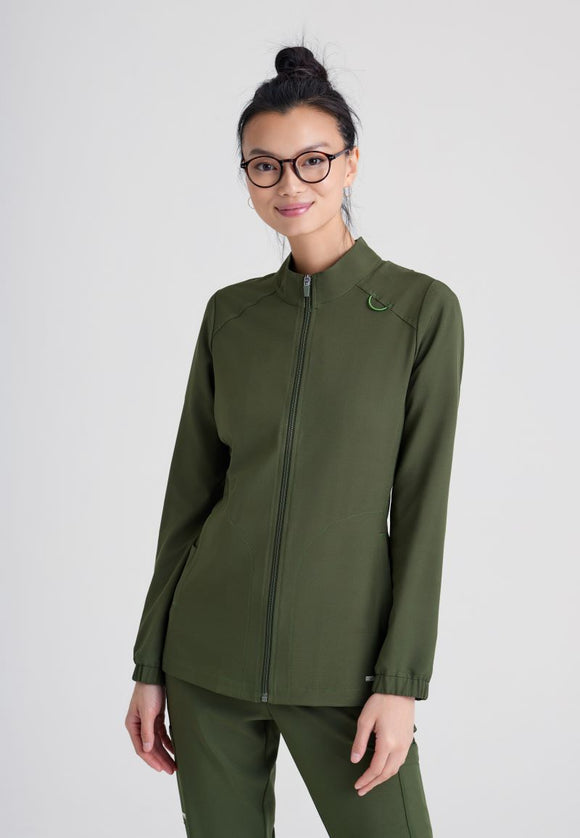 GREY'S ANATOMY EVOLVE VIRTUE WARM UP JACKET | Fern