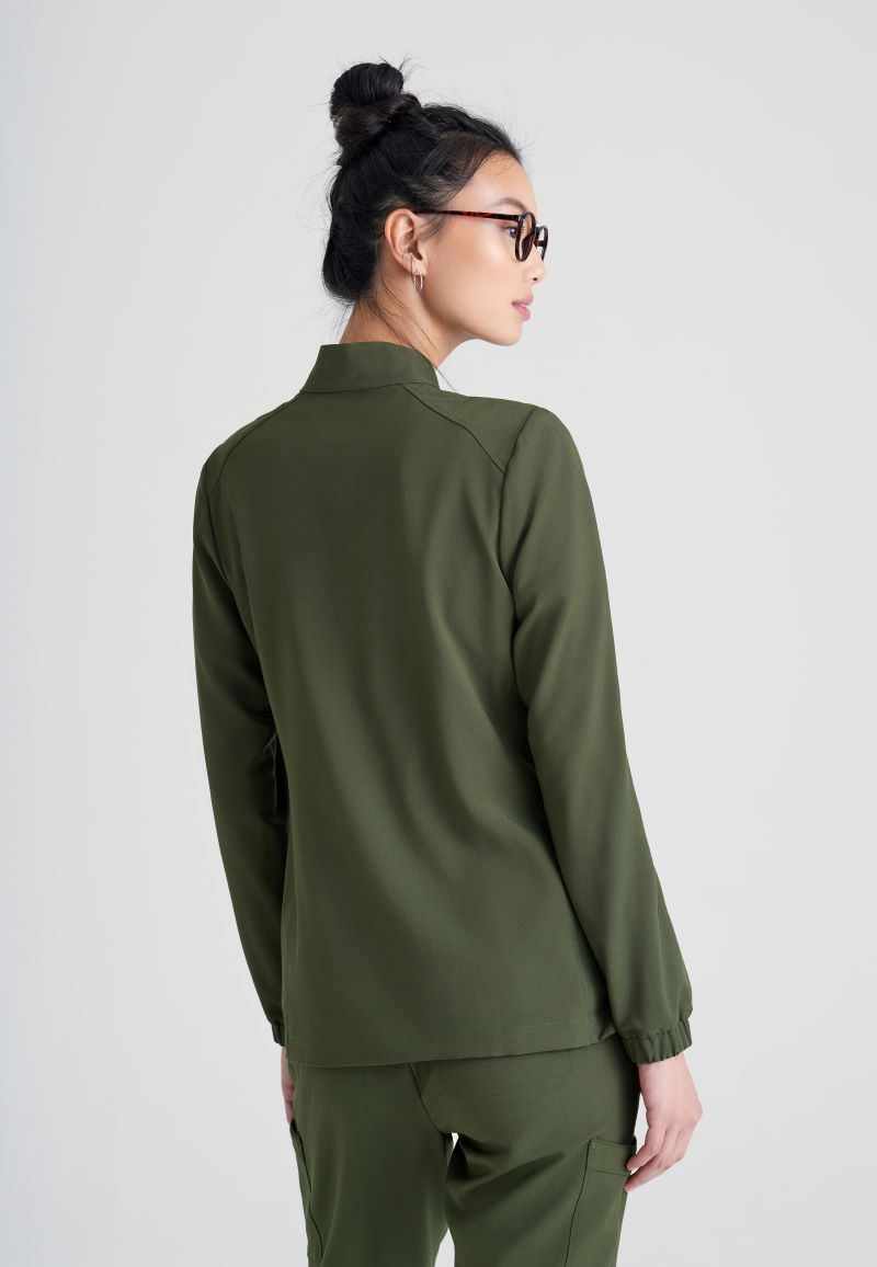 GREY'S ANATOMY EVOLVE VIRTUE WARM UP JACKET | Fern