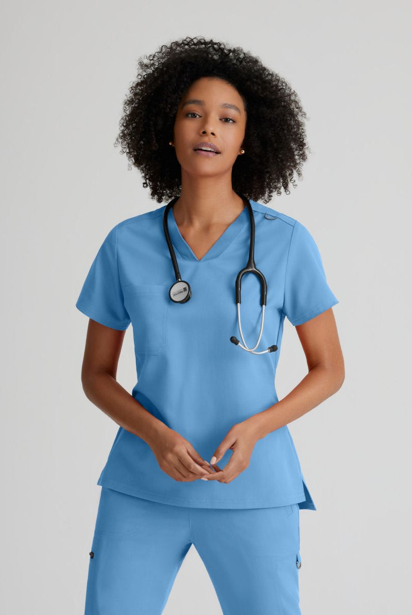 Grey's Anatomy Bree Tuck-in Scrub Top | TRUE CEIL