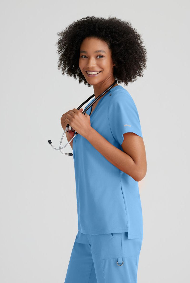 Grey's Anatomy Bree Tuck-in Scrub Top | TRUE CEIL