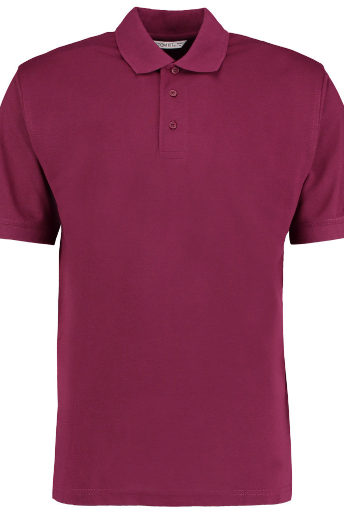 K403 Unisex  Kustom Kit Klassic Poly/Cotton Piqué Polo Shirt | Burgundy