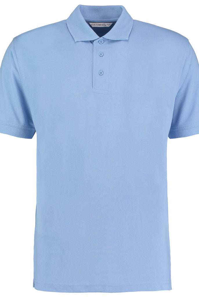 K403 Unisex  Kustom Kit Klassic Poly/Cotton Piqué Polo Shirt | Light Blue