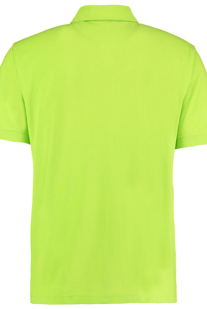K403 Unisex  Kustom Kit Klassic Poly/Cotton Piqué Polo Shirt | Lime Green