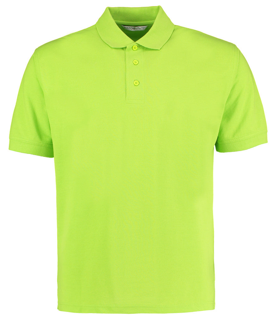 K403 Unisex Kustom Kit Klassic Poly/Cotton Piqué Polo Shirt | Lime Green