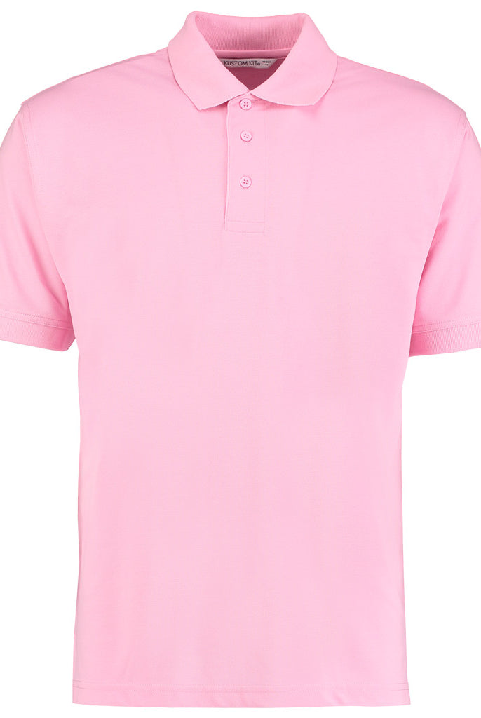 K403 Unisex  Kustom Kit Klassic Poly/Cotton Piqué Polo Shirt | Pink