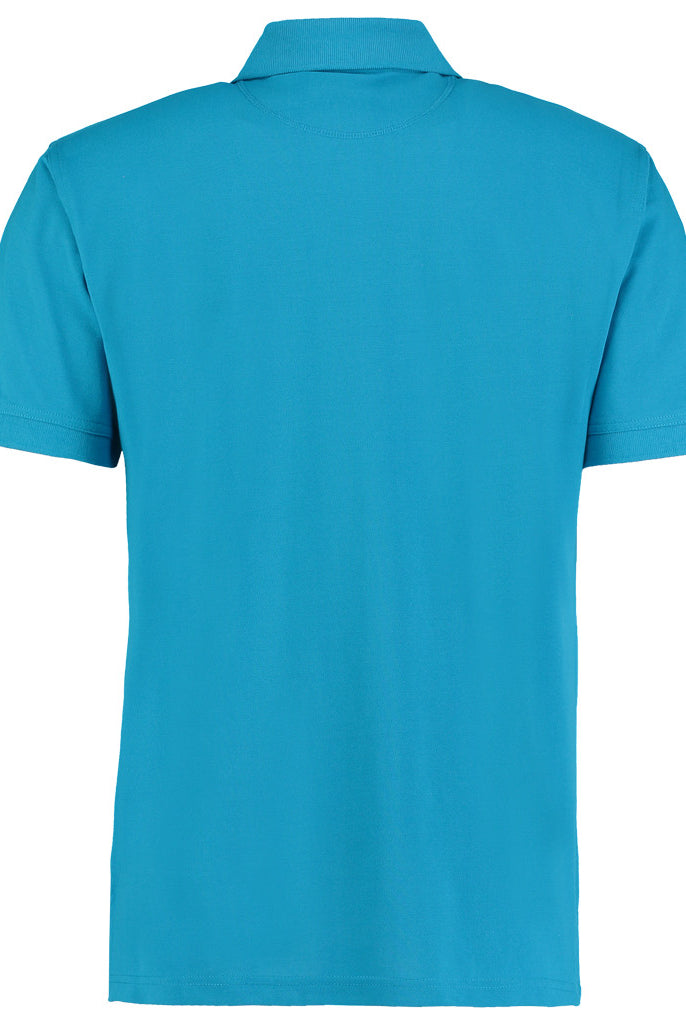 K403 Unisex  Kustom Kit Klassic Poly/Cotton Piqué Polo Shirt | Turquoise Blue