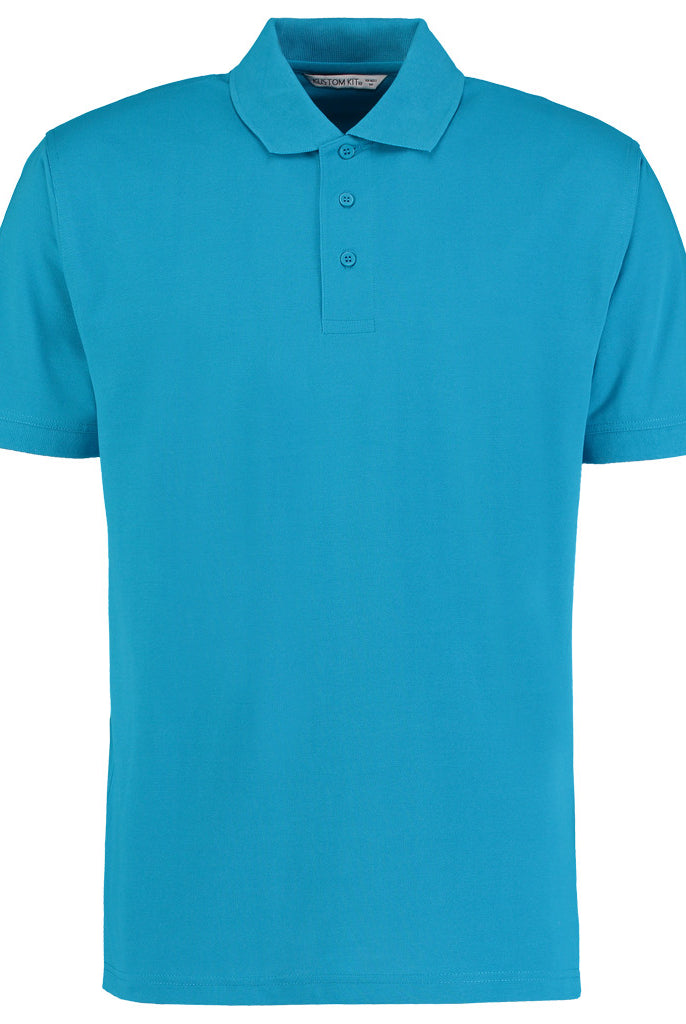 K403 Unisex  Kustom Kit Klassic Poly/Cotton Piqué Polo Shirt | Turquoise Blue