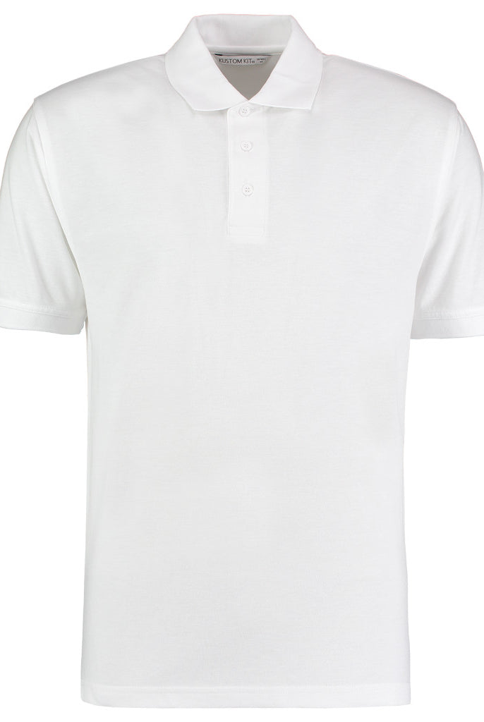 K403 Unisex  Kustom Kit Klassic Poly/Cotton Piqué Polo Shirt | WHITE