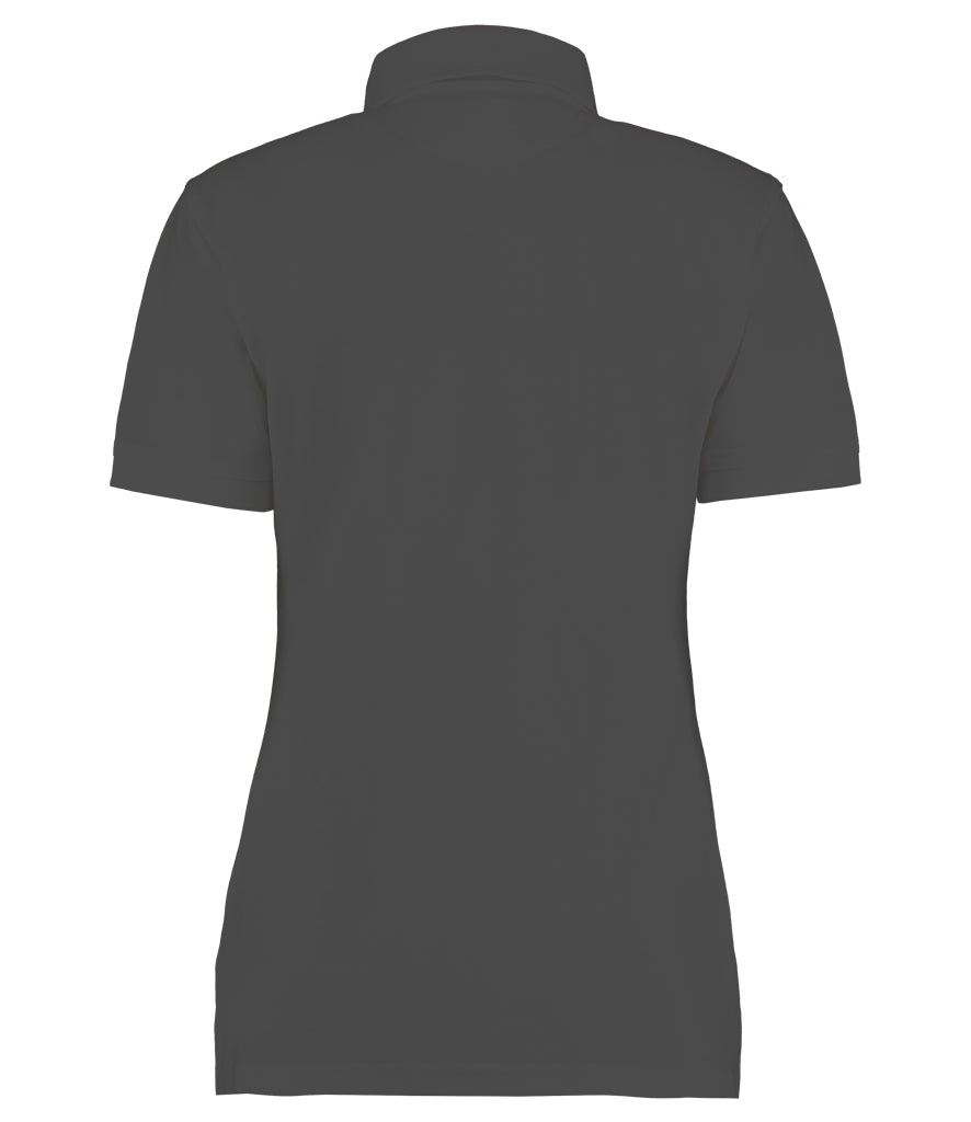 K703 Kustom Kit Ladies Klassic Poly/Cotton Piqué Polo Shirt | Charcoal